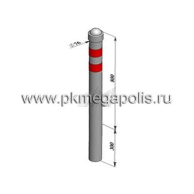 купить столбик парковочный бетонируемый АБ-76/1080 в Великом Новгороде